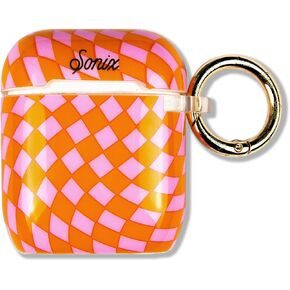 Sonix Brown Tort Case for Airpod Gen 1 / Gen 2 [Hard Cover] Protective Tortoise Shell Leopard Case for Apple Airpods