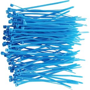 URBEST 100 Pcs Self Locking Wire Cable Zip, Tie Fasten Wrap 4 Inch Nylon Zip Tie (4 INCH, Black)