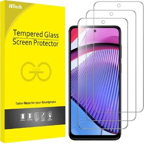 JETech Screen Protector for Motorola Moto G Power 5G 2023 6.5-Inch (Not Fit for 2022/2021/2020 Version), 9H Tempered Glass Film, Anti-Scratch, HD Clear, 3-Pack