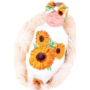 Newborn Baby Blanket Baby Receive Blanket Swaddling Blanket Printed Baby Swaddle Receive Blanket