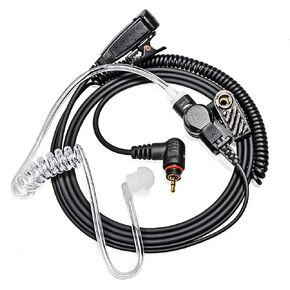 TWAYRDIO Walkie Talkie Earpiece with Mic for Motorola SL300, Surveillance Earpiece with Microphone and PTT for Motorola MOTOTRBO SL3500e SL7550e SL7000 SL7000e Series Portable Two-way Radio