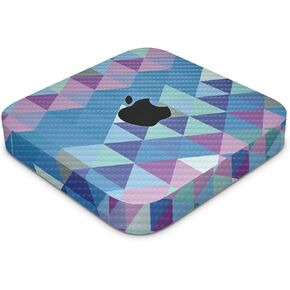 غلاف من ألياف الكربون متوافق مع جهاز Apple Mac Mini M2 (2023) - مشكال أرجواني - غطاء حماية من الفينيل 3M - سهل التطبيق | صُنع في الولايات المتحدة الأمريكية بواسطة MightySkins