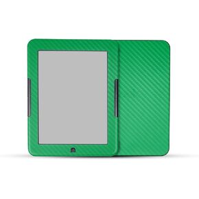 Carbon Fiber Tablet Skin Compatible with Barnes & Noble Nook GlowLight 4e (2022) - Almond Blossom - Premium 3M Vinyl Protective Wrap Decal Cover - Easy to Apply | Crafted in The USA by MightySkins