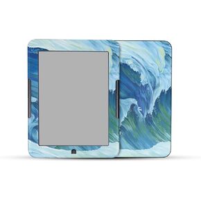 Tablet Skin Compatible with Barnes & Noble Nook GlowLight 4 (2021) - Perfect Wave - Premium 3M Vinyl Protective Wrap Decal Cover - Easy to Apply | Crafted in The USA by MightySkins