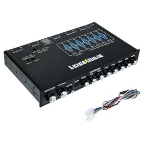 LG-EQ7A 7-Band Car Audio Graphic Equalizer with Front 3.5mm Aux Input, High Voltage RCA Outputs and High Level Speaker Inputs