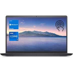 DELL Inspiron 3520 15.6" Touchscreen i7 Laptop, 15.6" FHD Touchscreen, Intel Core i7-1255U, 32GB RAM, 1TB SSD, Numeric Keypad, Webcam, SD Card Reader, HDMI, Wi-Fi, Windows 11 Home, Black