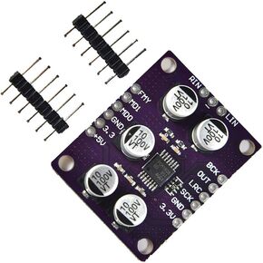 1Pcs 24Bit Amplifier PCM1808 Audio Stereo ADC Single-Ended Player Decoder Module