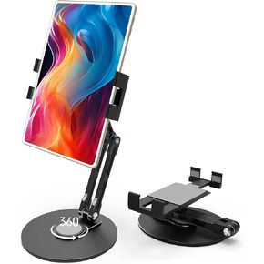 Bimo Tablet Stand Holder for ipad,Portable Monitor Stand Holder for 15.6'',16'',360°Rotate Stand Holder for 4.7''-16'' Kindle,Store Cash Register Office Reception Kitchen Desktop Display