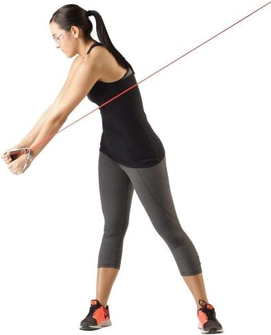 THERABAND Elastic Resistance Bands and Tubing Overdoor Accessories Kit, with Assist Strap, Soft Grip Handles, and Door Anchor for Overhead Shoulder Rehab, At-Home Physical Therapy, Upper Body Exercise in Saudi Arabia