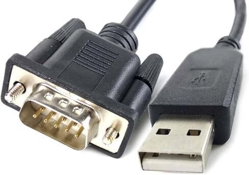 DB9F RS232 to DB9M for APC AP 940-0024C (9400024C) SMART-UPS UA-1000 SUA1500 Management Communications Signaling Interface Netware Replacement Cable, 6FT,Black (DB9F to DB9M) in Kuwait