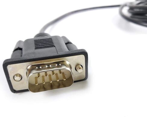 DB9F RS232 to DB9M for APC AP 940-0024C (9400024C) SMART-UPS UA-1000 SUA1500 Management Communications Signaling Interface Netware Replacement Cable, 6FT,Black (DB9F to DB9M) in Kuwait