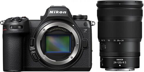 كاميرا Nikon Z6III بدون مرآة مع مجموعة عدسات مقاس 24-120 مم مع عدسة NIKKOR Z MC مقاس 105 مم f/2.8 VR S ماكرو + بطاقة ذاكرة UHS-II SDXC سعة 64 جيجابايت + طقم تنظيف + حقيبة كامارا + ملحقات (متجددة) in Saudi Arabia