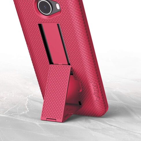 حافظة BELTRON Jitterbug Smart2 مع مجموعة حافظة بمشبك حزام، حافظة حماية نحيفة مع مسند لهاتف Jitterbug Smart 2 سهل الاستخدام مقاس 5.5 بوصة للهاتف الذكي لكبار السن من GreatCall (5049SJBS2) - أسود in Kuwait