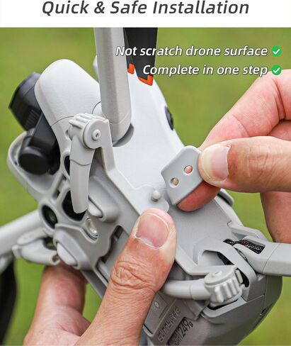 معدات الهبوط لـ DJI Mini 4 Pro، طقم تمديد قابل للطي لطائرة Drone Spider Leg لملحقات الطائرة بدون طيار DJI Mini 4 Pro (برتقالي) in Kuwait