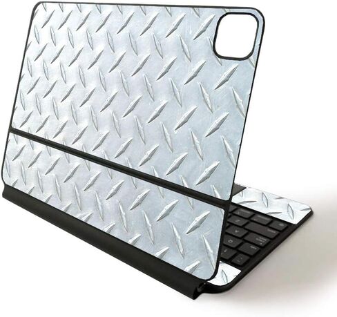MightySkins Skin for Apple Magic Keyboard for iPad Pro 11-inch (2020) - Sushi | Protective, Durable, and Unique Vinyl Decal wrap Cover, Black Leather (APIPSK1120-Black Leather) in Saudi Arabia