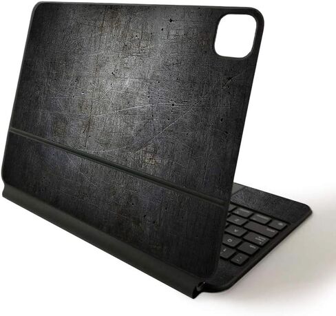 MightySkins Skin for Apple Magic Keyboard for iPad Pro 11-inch (2020) - Sushi | Protective, Durable, and Unique Vinyl Decal wrap Cover, Black Leather (APIPSK1120-Black Leather) in Saudi Arabia