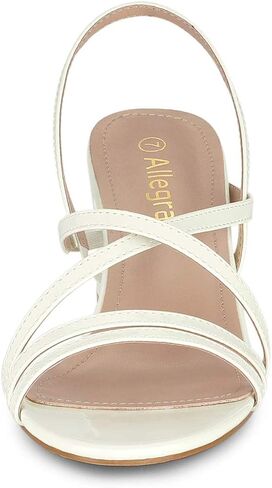 Allegra K Women's Strappy Slingback Chunky Heels Slide Sandals in Saudi Arabia