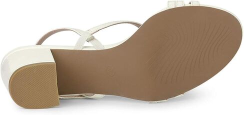 Allegra K Women's Strappy Slingback Chunky Heels Slide Sandals in Saudi Arabia