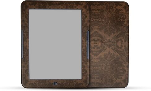 غلاف القارئ الإلكتروني من ألياف الكربون متوافق مع Barnes & Noble Nook GlowLight 4e (2022) - رخام أزرق مخضر - غطاء لاصق واقٍ من الفينيل 3M ممتاز - سهل الاستخدام | صُنع في الولايات المتحدة الأمريكية بواسطة MightySkins in Saudi Arabia