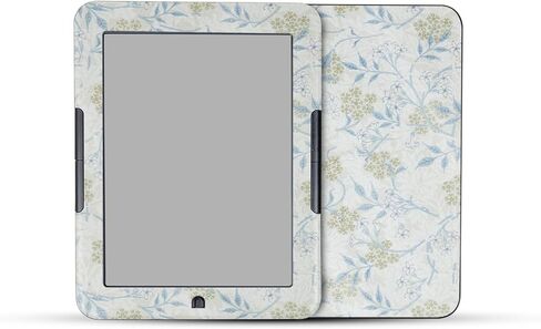 غلاف القارئ الإلكتروني من ألياف الكربون متوافق مع Barnes & Noble Nook GlowLight 4e (2022) - رخام أزرق مخضر - غطاء لاصق واقٍ من الفينيل 3M ممتاز - سهل الاستخدام | صُنع في الولايات المتحدة الأمريكية بواسطة MightySkins in Saudi Arabia