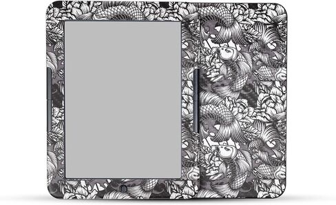 Carbon Fiber Tablet Skin Compatible with Barnes & Noble Nook GlowLight 4e (2022) - Accident - Premium 3M Vinyl Protective Wrap Decal Cover - Easy to Apply | Crafted in The USA by MightySkins in Saudi Arabia