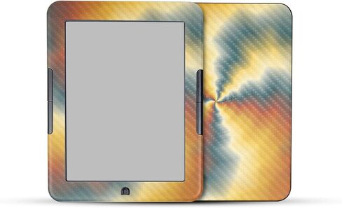 Carbon Fiber Tablet Skin Compatible with Barnes & Noble Nook GlowLight 4e (2022) - Accident - Premium 3M Vinyl Protective Wrap Decal Cover - Easy to Apply | Crafted in The USA by MightySkins in Saudi Arabia
