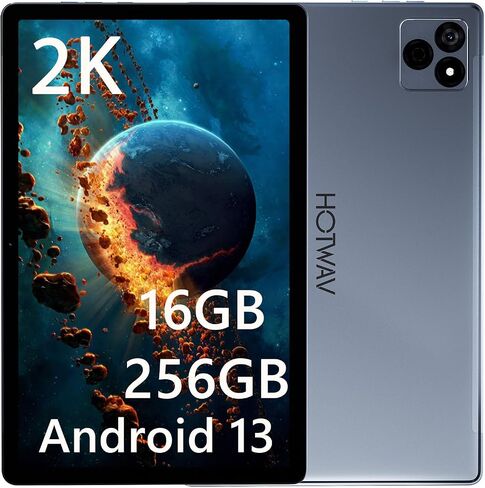 جهاز لوحي HOTWAV Pad 8 Android 13 بشاشة 10.4 بوصة، 16 جيجابايت + 256 جيجابايت + 1 تيرابايت TF، جهاز لوحي ثماني النواة، 2000 × 1200 FHD +، كاميرا 13 ميجابكسل + 5 ميجابكسل، بطارية 7500 مللي أمبير، 4G LTE/5G WiFi/شريحتي اتصال/OTG/GPS in Kuwait