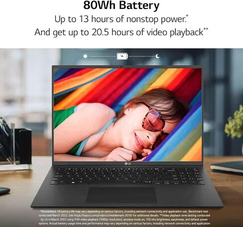 كمبيوتر محمول LG Gram 16 خفيف الوزن يعمل باللمس للأعمال 2024، شاشة 16 بوصة IPS WQXGA 2560 x 1600، الجيل الثالث عشر Intel 12-Core i7-1360P، ذاكرة الوصول العشوائي 16 جيجابايت، 1 تيرابايت SSD، رسومات Iris Xe، لوحة مفاتيح بإضاءة خلفية، Windows 11 Pro in Saudi Arabia