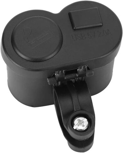 KIMISS Dual USB, 12~24V Motorcycle Cigarette Lighter 2 in 1 Universal Motorcycle USB Charging Port Waterproof Socket in Saudi Arabia