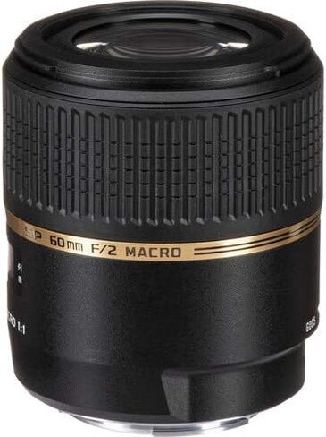 عدسة ماكرو Tamron SP مقاس 60 مم f/2 Di II 1:1 لهاتف Sony A - تأتي مع أدوات التنظيف والذاكرة، وحامل ثلاثي القوائم، ومجموعات الفلتر (الإصدار الدولي) in Saudi Arabia