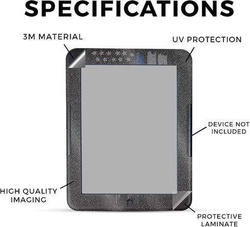 Carbon Fiber Tablet Skin Compatible with Barnes & Noble Nook GlowLight 4 (2021) - 13th Nightmare - Premium 3M Vinyl Protective Wrap Decal Cover - Easy to Apply | Crafted in The USA by MightySkins in Saudi Arabia