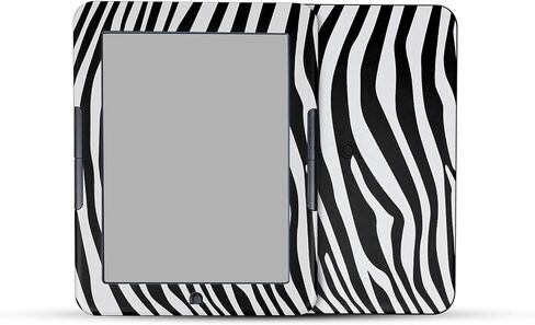 Tablet Skin Compatible with Barnes & Noble Nook GlowLight 4 (2021) - Black Zebra - Premium 3M Vinyl Protective Wrap Decal Cover - Easy to Apply | Crafted in The USA by MightySkins in Saudi Arabia