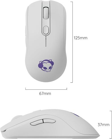 ماوس ألعاب لاسلكي Akko AG325W، ماوس ألعاب بصري أسود لاسلكي مع 3 مستويات DPI قابلة للتعديل لأجهزة الكمبيوتر المحمول/الكمبيوتر/سطح المكتب/الكمبيوتر الشخصي/iPad، متوافق مع Mac/Win in Kuwait
