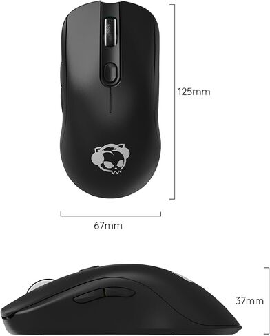 Akko AG325W Wireless Gaming Mouse, Optical Cordless Black Gamer Mouse with 3 Adjustable DPI Levels for Laptop/Computer/Desktop/PC/iPad, Compatible with Mac/Win in Saudi Arabia