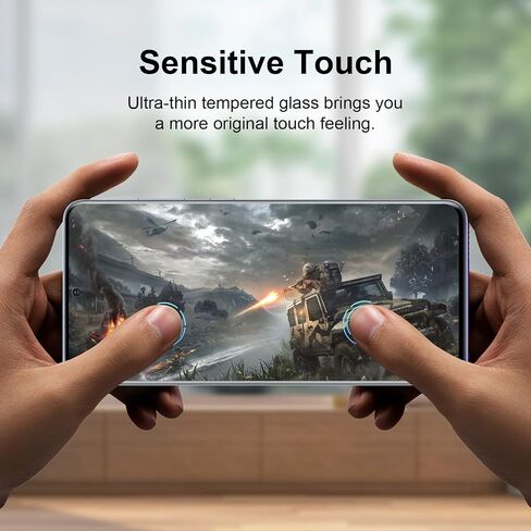 [2 Pack] Screen Protector for Samsung Galaxy S20 5G 6.2-Inch, 9H Tempered Tempered Glass Film, Fingerprint Unlock, Scratch Resistant, Easy Installation, Case Friendly in Saudi Arabia
