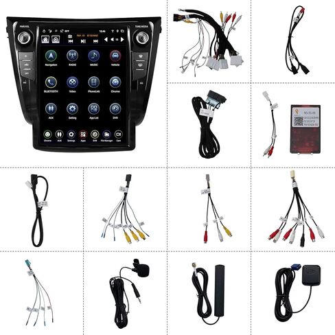 بديل راديو السيارة Cidava T-Style لسيارة Rogue 2013-2019 (AC - HI)، مشغل وسائط متعددة لوحدة رأس Android مقاس 12.1 بوصة، ملاحة GPS/PhoneLink/HDMI Out/AUX/Wi-Fi in Saudi Arabia