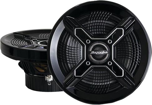 Bazooka MAC8100B 8-Inch Marine Coaxial Speaker - Set of 2 (Black) in Kuwait