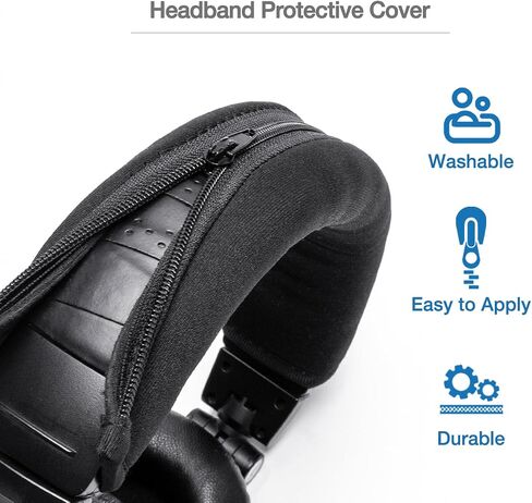 M50X Headband Cover, Dual-Layer Neoprene Headband Cushion Compatible with Audio Technica ATH M50 M50X M50XBT M50S M40X M40 M30 M Series Headphones - Premium Comfort & Headband Type Protection in Saudi Arabia