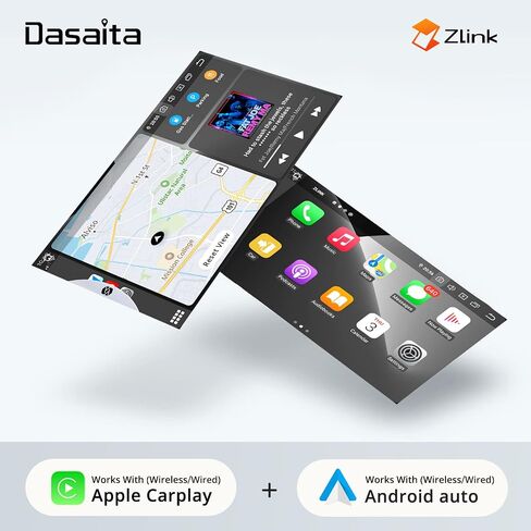 Dasaita with Scout HD 10.2" Android Car Radio for Toyota Highlander 2015 2016 2017 2018 2019 Carplay Android Auto IPS Touch Screen Car Stereo GPS Navigation 4G RAM 64G ROM 1280x720 Head Unit in Saudi Arabia