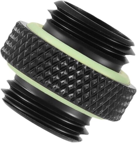 Corsair Hydro X Male 2Pcs G1 4 Thread Fitting Adapter Connector For Computer Water Cooling System Black Short(Mini pair wire short) in Saudi Arabia