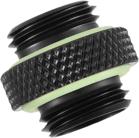 Corsair Hydro X Male 2Pcs G1 4 Thread Fitting Adapter Connector For Computer Water Cooling System Black Short(Mini pair wire short) in Saudi Arabia