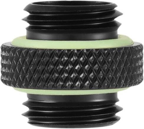 Corsair Hydro X Male 2Pcs G1 4 Thread Fitting Adapter Connector For Computer Water Cooling System Black Short(Mini pair wire short) in Saudi Arabia