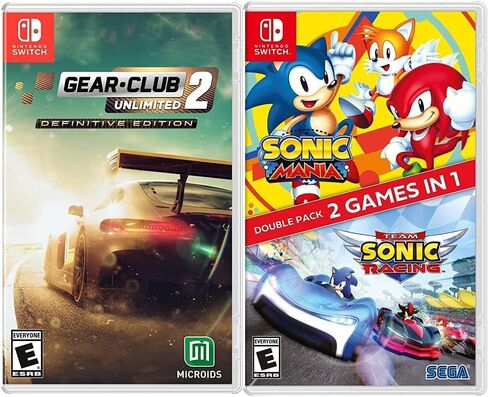 Gear Club Unlimited 2: Definitive Edition (NSW) - Nintendo Switch and Assassin's Creed The Ezio Collection - Nintendo Switch Standard Edition Bundle in Saudi Arabia