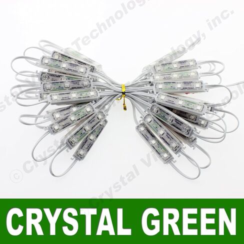 Crystal Vision Korean Genuine 5050 Bright LED Module StoreFront Window Kit/Plug-in and Play Pre-Installed/ 50W Made in Korea w/Warranty (RGB 25ft) in Saudi Arabia