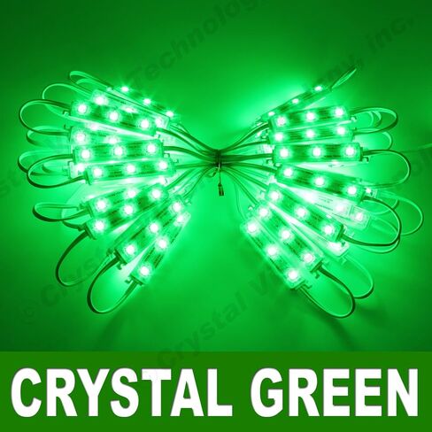 Crystal Vision Korean Genuine 5050 Bright LED Module StoreFront Window Kit/Plug-in and Play Pre-Installed/ 50W Made in Korea w/Warranty (RGB 25ft) in Saudi Arabia