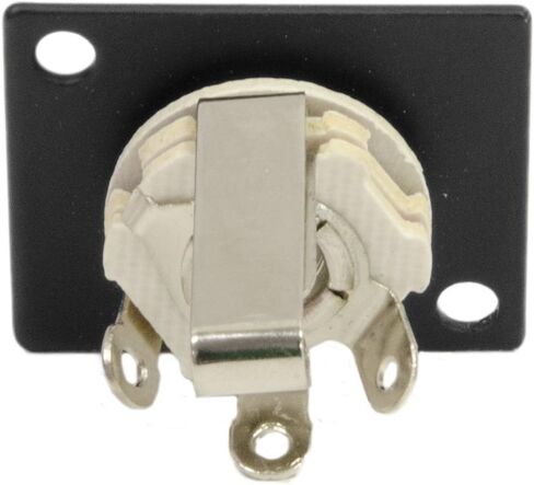 Seismic Audio SAPT257 1/4-Inch Mono Female Panel Mount Connector - Fits Series D Pattern Holes Pro Audio in Saudi Arabia