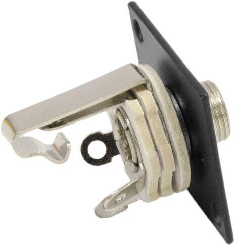 Seismic Audio SAPT257 1/4-Inch Mono Female Panel Mount Connector - Fits Series D Pattern Holes Pro Audio in Saudi Arabia
