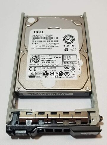 Toshiba 1.8TB HDD 10K RPM 2.5" 12Gb/s SAS Hard Disk Drive Model: AL14SEB18EQY DP/N: 2TRM4 (Renewed) in Saudi Arabia