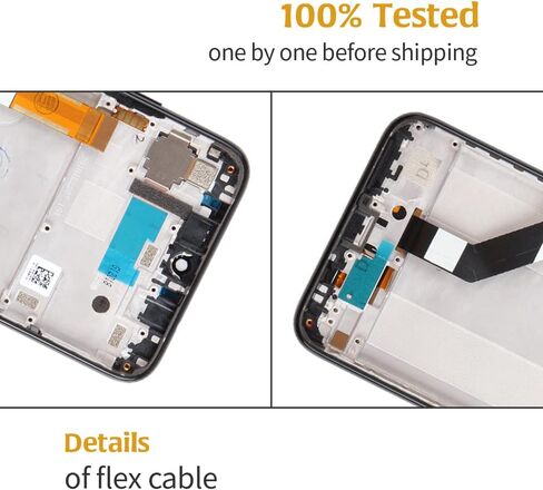 for Xiaomi Redmi Note 7/7 Pro Screen Replacement Touch Digitizer 6.3 inch M1901F7G,M1901F7H,M1901F7I,M1901F7S LCD Display Full Assembly Repair Kits,with Tools(Black with Frame) in Saudi Arabia