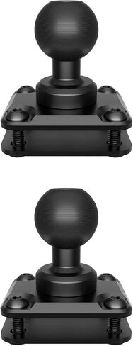Tackform (5 Pack) AMPS Mount - 25.4mm/1"/B-Sized System Compatible | CNC 6061-T6 Aluminum Ball | 4-Hole Drill Base | Mount Direct to Dash, AMPS, or Grid Style Brackets | Includes Hardware Kit | in Saudi Arabia